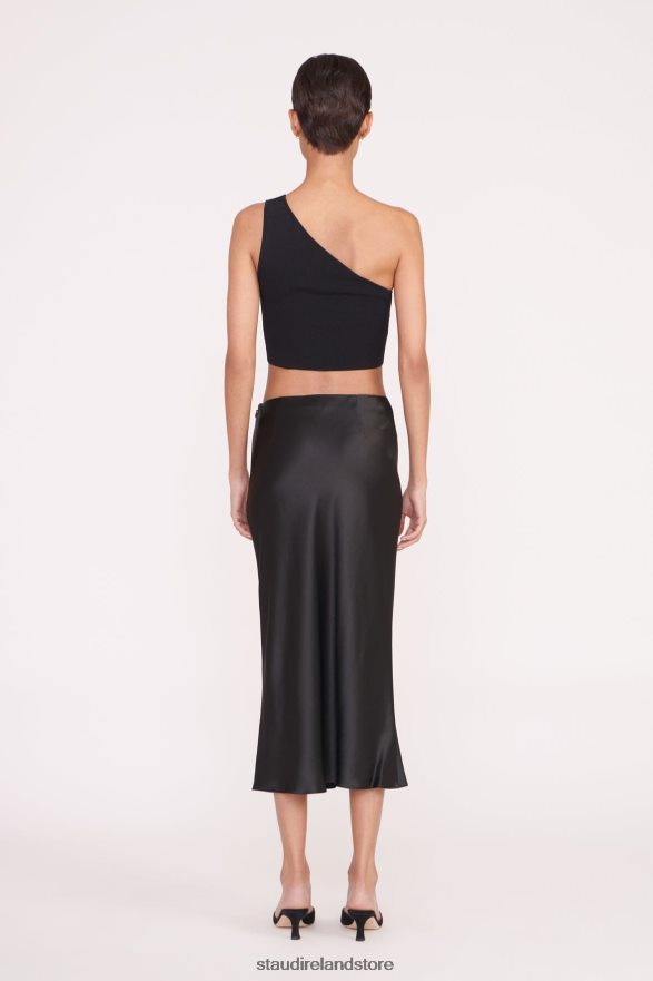 Women Clothing Black STAUD ANGELA SKIRT H8RLPJ472