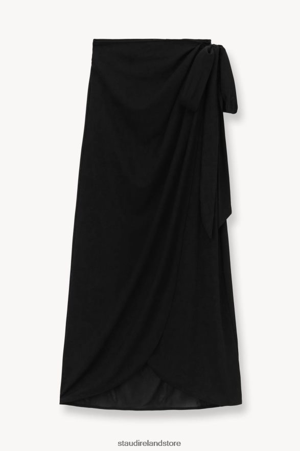Women Clothing Black STAUD ANGELICA COVERUP SKIRT H8RLPJ641