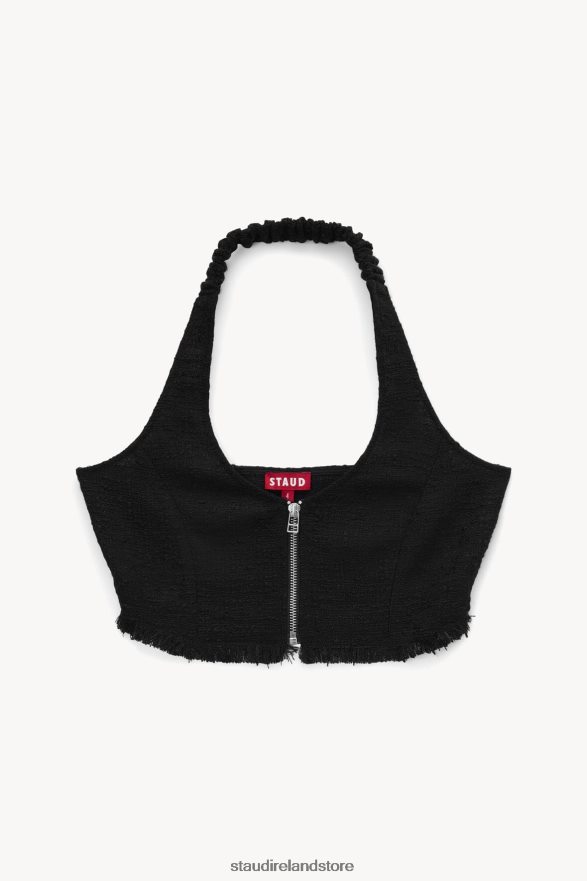 Women Clothing Black STAUD BECCA TOP H8RLPJ376