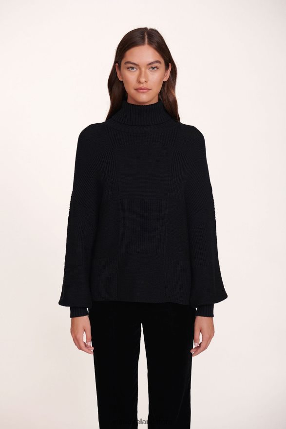 Women Clothing Black STAUD BENNY SWEATER H8RLPJ604