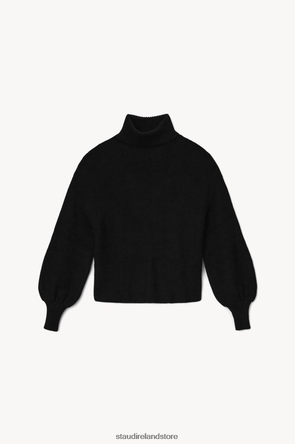 Women Clothing Black STAUD BENNY SWEATER H8RLPJ604