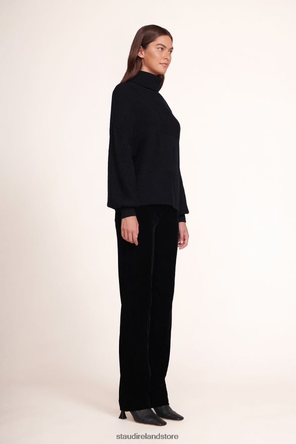 Women Clothing Black STAUD BENNY SWEATER H8RLPJ604