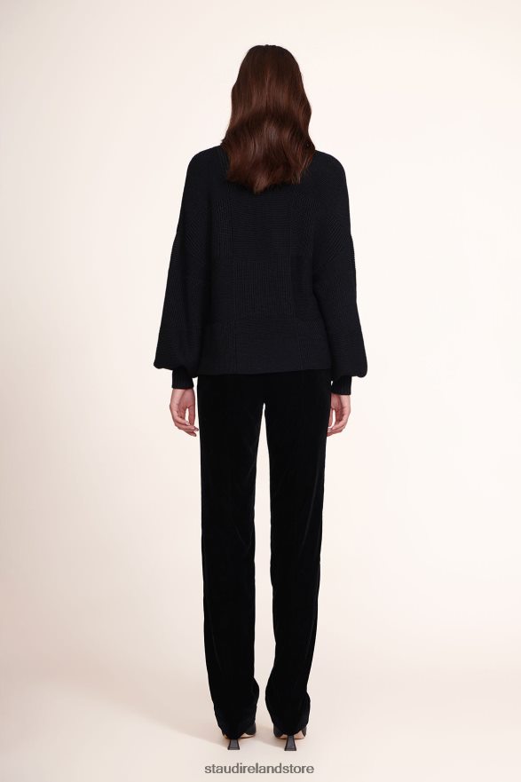 Women Clothing Black STAUD BENNY SWEATER H8RLPJ604