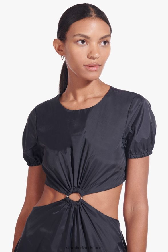 Women Clothing Black STAUD CALYPSO DRESS H8RLPJ313