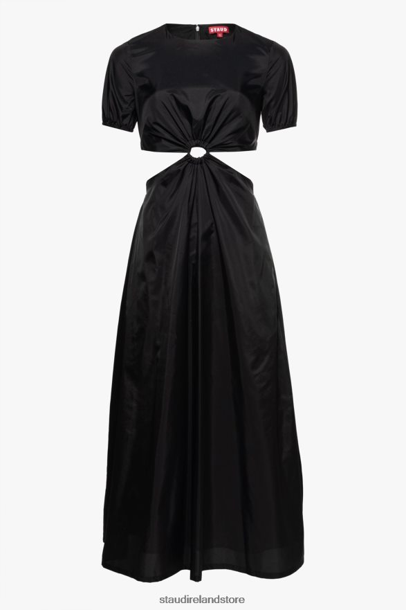 Women Clothing Black STAUD CALYPSO DRESS H8RLPJ313