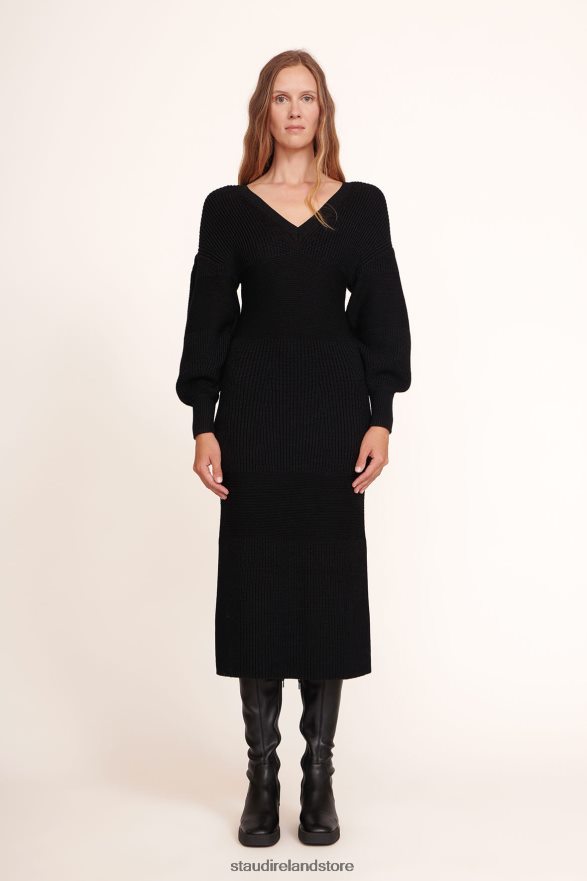 Women Clothing Black STAUD CARNATION DRESS H8RLPJ300