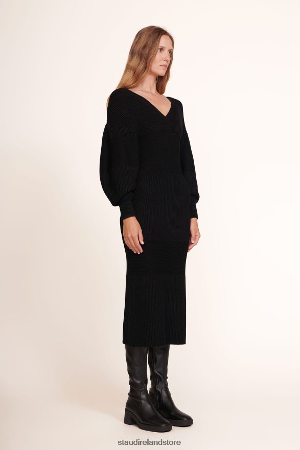 Women Clothing Black STAUD CARNATION DRESS H8RLPJ300