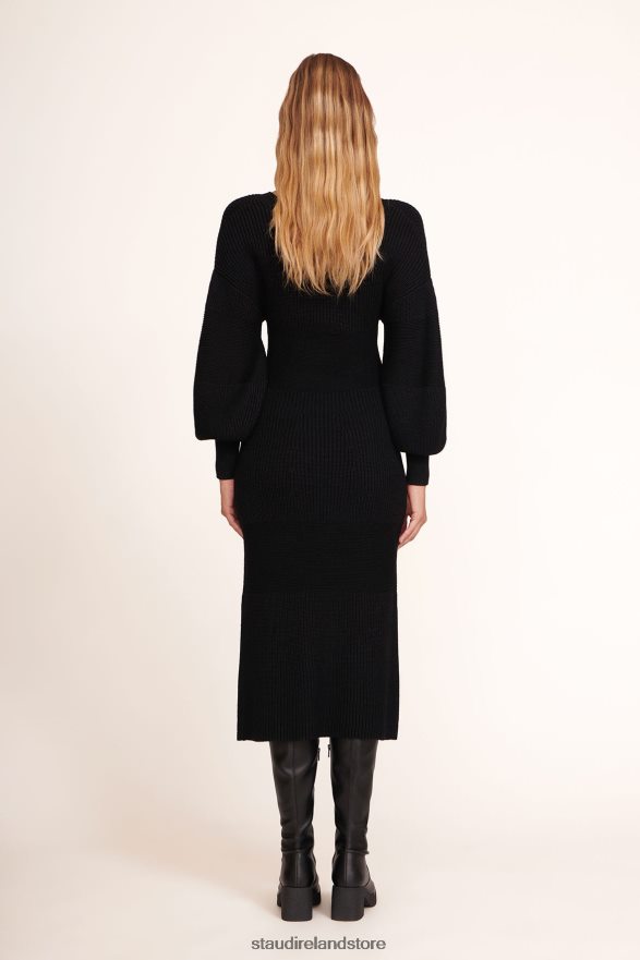 Women Clothing Black STAUD CARNATION DRESS H8RLPJ300