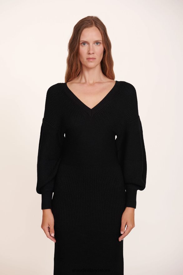 Women Clothing Black STAUD CARNATION DRESS H8RLPJ300