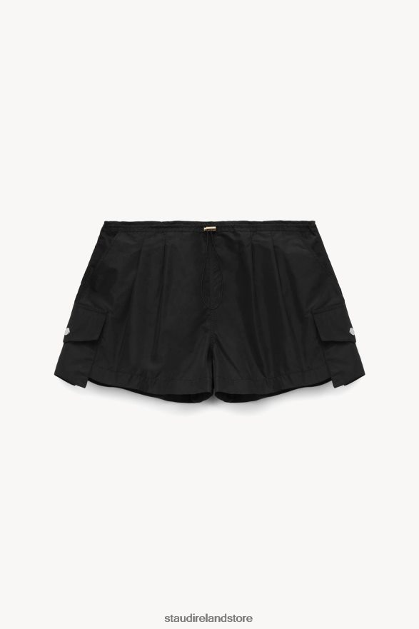 Women Clothing Black STAUD COLIN SHORT H8RLPJ534