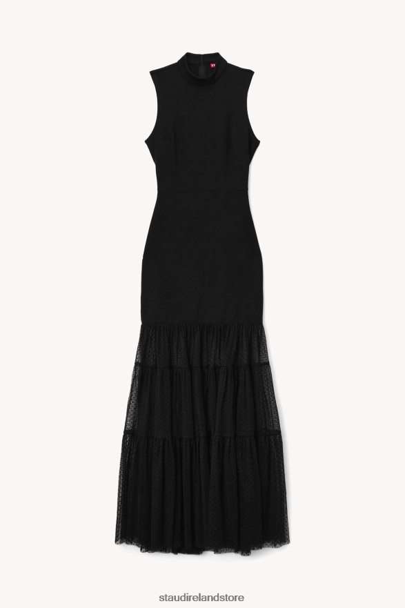 Women Clothing Black STAUD DAFFODIL DRESS H8RLPJ261