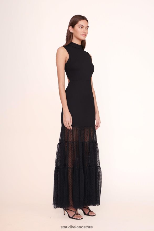 Women Clothing Black STAUD DAFFODIL DRESS H8RLPJ261