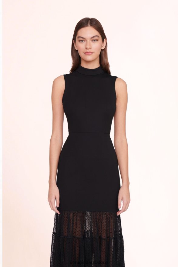 Women Clothing Black STAUD DAFFODIL DRESS H8RLPJ261