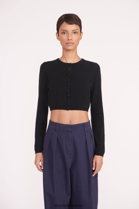 Women Clothing Black STAUD DEANNA SWEATER H8RLPJ582