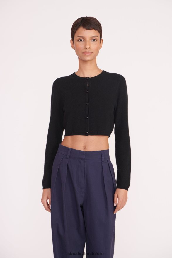 Women Clothing Black STAUD DEANNA SWEATER H8RLPJ582