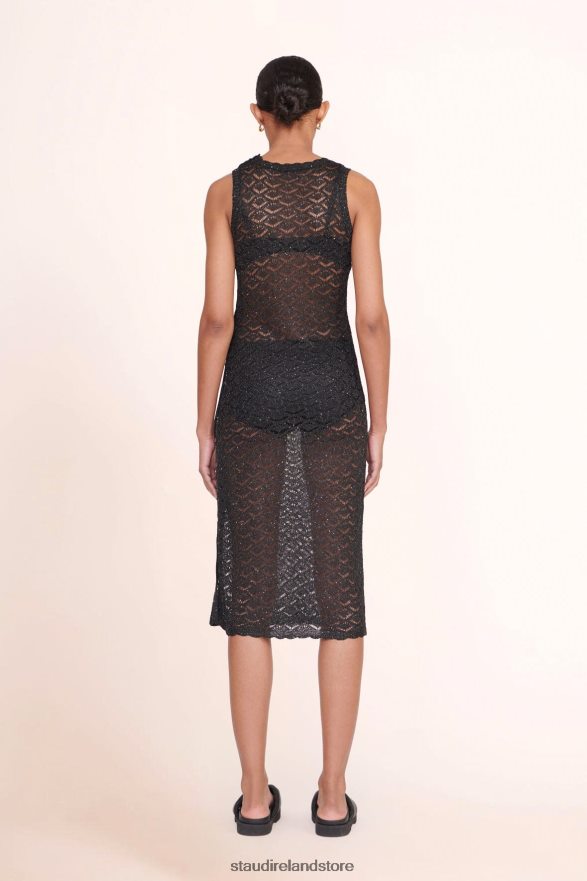 Women Clothing Black STAUD DEVAN TOP H8RLPJ418