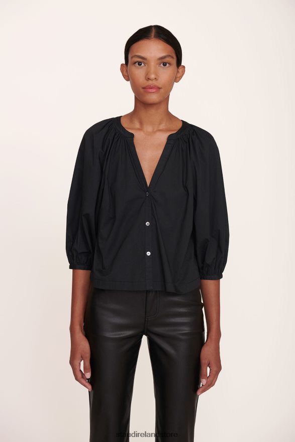 Women Clothing Black STAUD DILL TOP H8RLPJ443