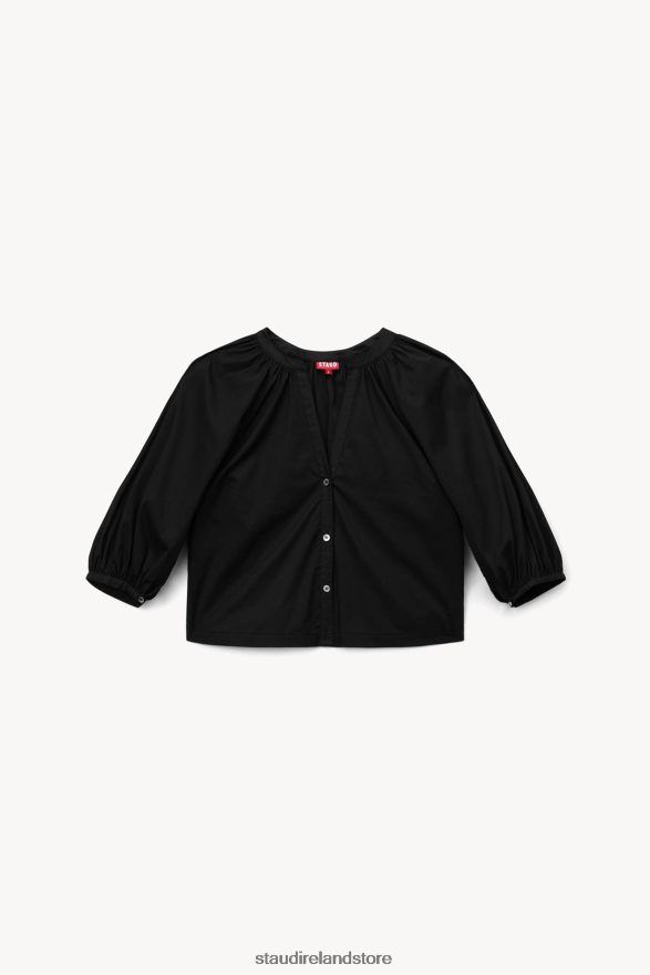 Women Clothing Black STAUD DILL TOP H8RLPJ443