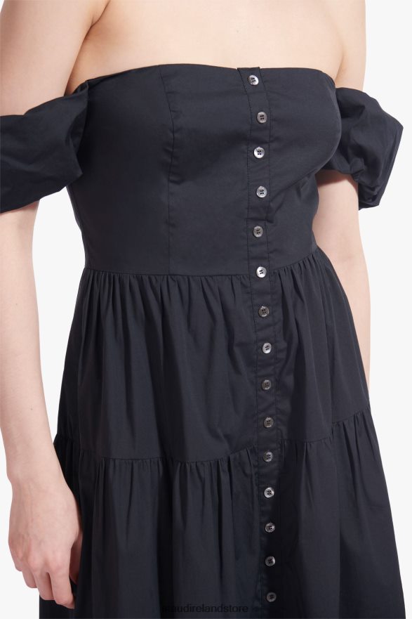 Women Clothing Black STAUD ELIO DRESS H8RLPJ312