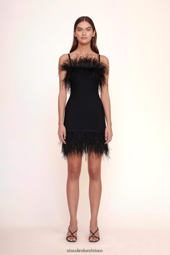 Women Clothing Black STAUD ETTA DRESS H8RLPJ274