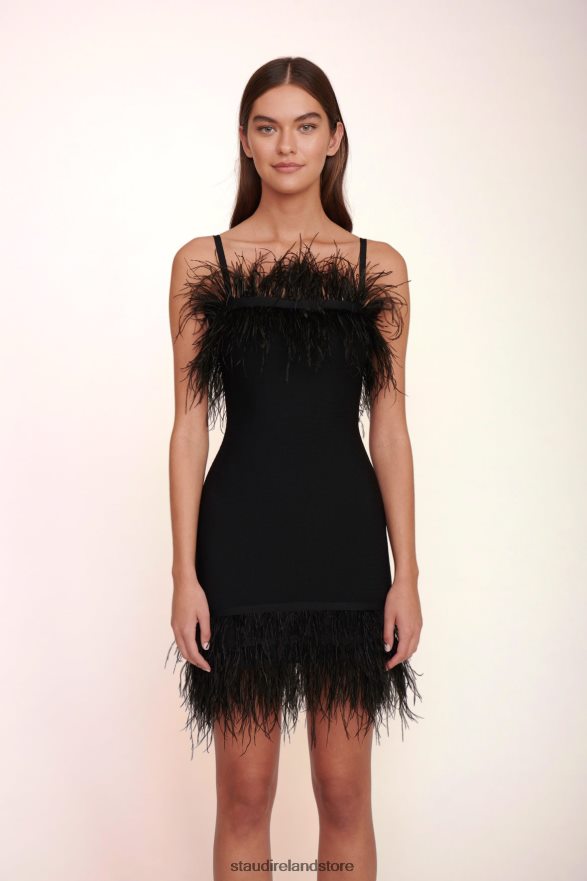 Women Clothing Black STAUD ETTA DRESS H8RLPJ274