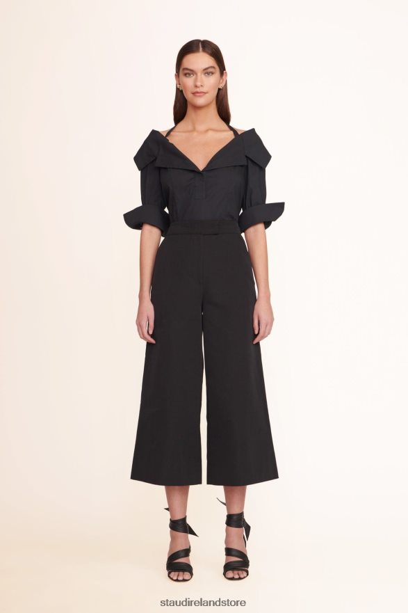 Women Clothing Black STAUD FELICITY TOP H8RLPJ421