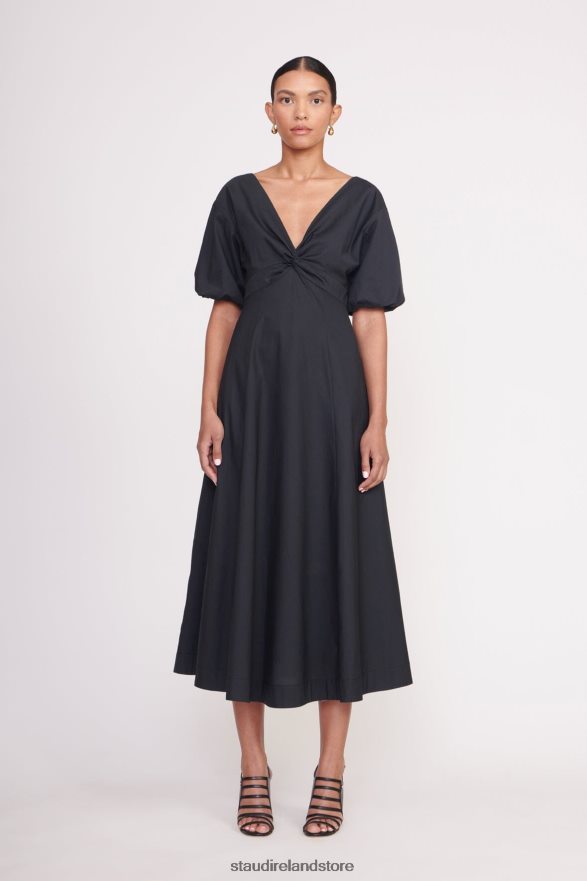 Women Clothing Black STAUD FINLEY DRESS H8RLPJ157