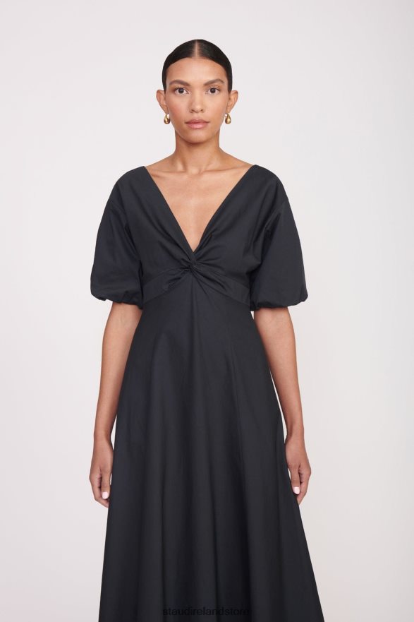 Women Clothing Black STAUD FINLEY DRESS H8RLPJ157