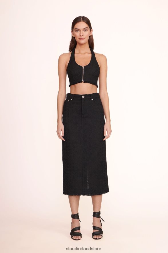 Women Clothing Black STAUD GUINEVERE SKIRT H8RLPJ494