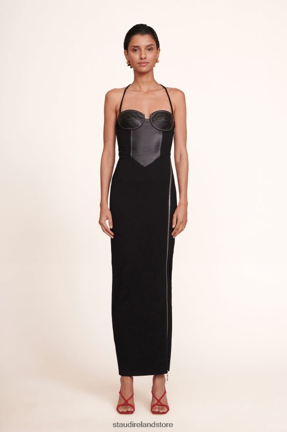 Women Clothing Black STAUD HINDLEY DRESS H8RLPJ609