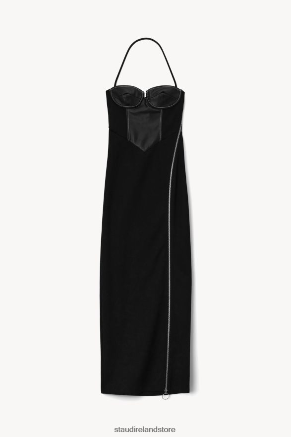 Women Clothing Black STAUD HINDLEY DRESS H8RLPJ609
