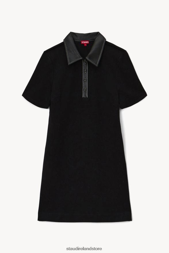 Women Clothing Black STAUD JAY DRESS H8RLPJ262