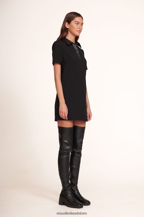 Women Clothing Black STAUD JAY DRESS H8RLPJ262