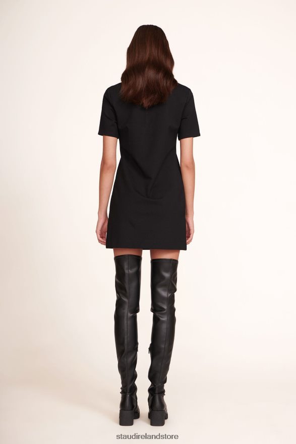Women Clothing Black STAUD JAY DRESS H8RLPJ262
