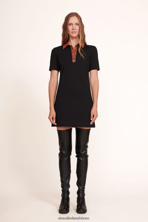 Women Clothing Black STAUD JAY DRESS WHISKEY H8RLPJ263