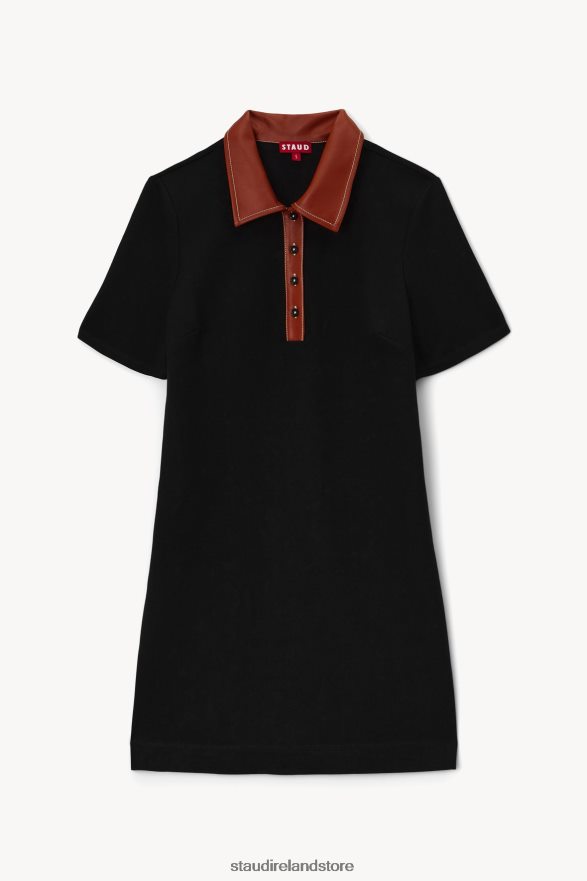 Women Clothing Black STAUD JAY DRESS WHISKEY H8RLPJ263