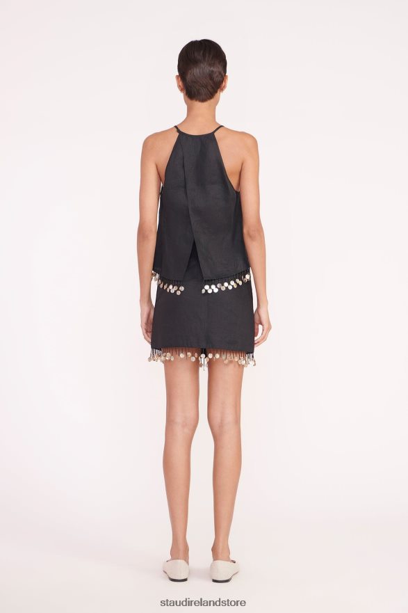 Women Clothing Black STAUD JENNA SKIRT H8RLPJ468