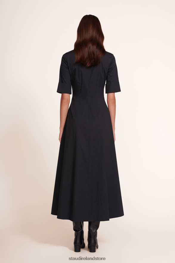 Women Clothing Black STAUD JOAN MAXI DRESS H8RLPJ136