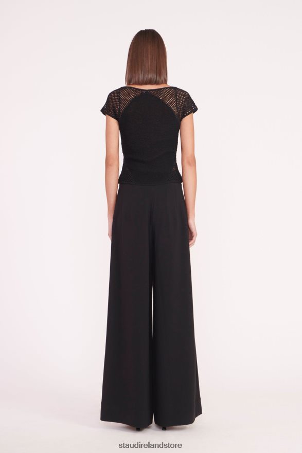 Women Clothing Black STAUD JOCELYN TOP H8RLPJ340