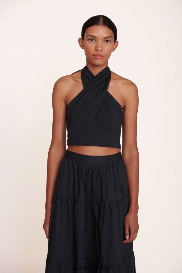 Women Clothing Black STAUD KAI TOP H8RLPJ448