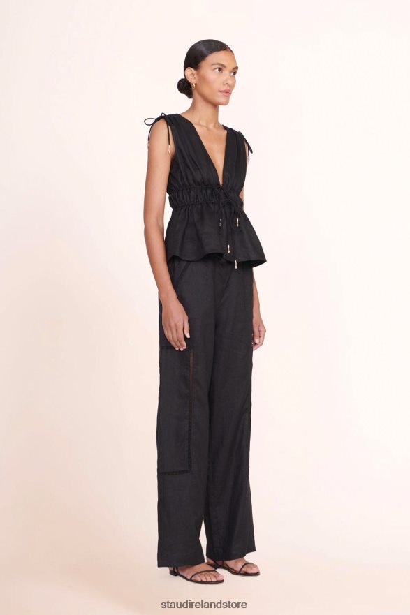 Women Clothing Black STAUD KENDRA TOP H8RLPJ374