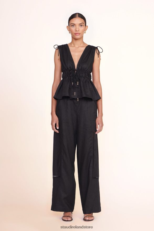 Women Clothing Black STAUD KENDRA TOP H8RLPJ374
