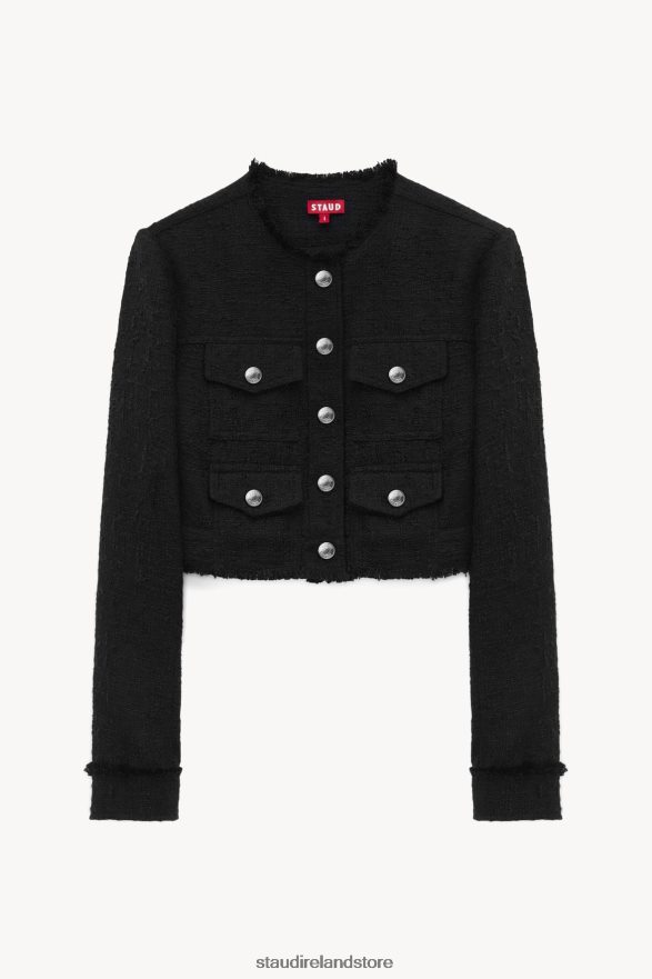 Women Clothing Black STAUD KEYLA JACKET H8RLPJ611