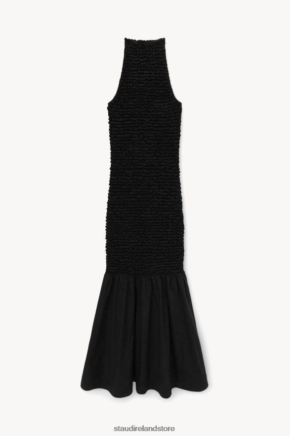 Women Clothing Black STAUD KIERA DRESS H8RLPJ179