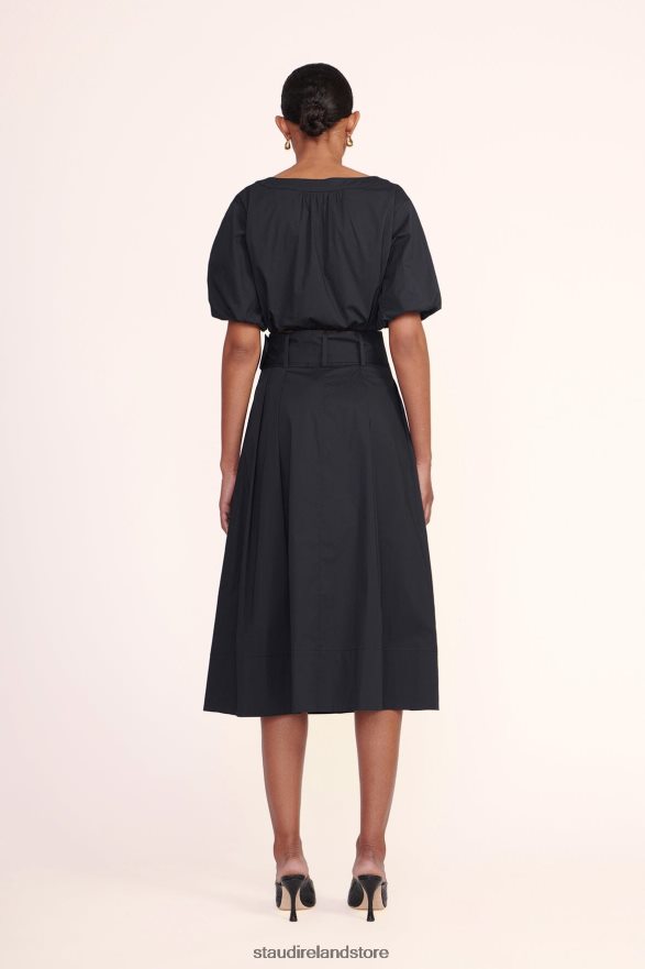 Women Clothing Black STAUD KINGSLEY SKIRT H8RLPJ474