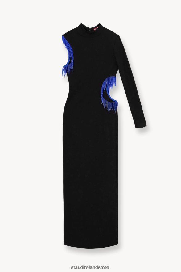 Women Clothing Black STAUD KIRSTEN DRESS H8RLPJ16