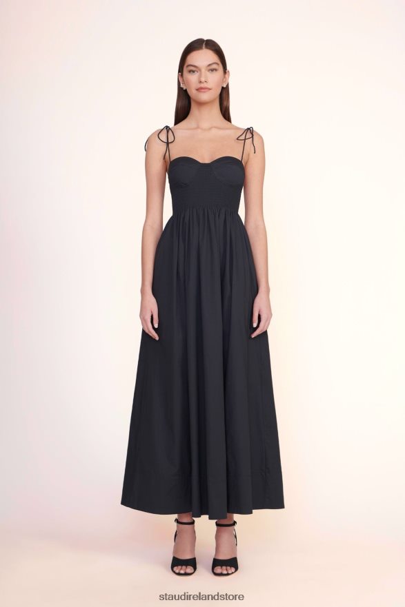 Women Clothing Black STAUD LANDRY DRESS H8RLPJ199