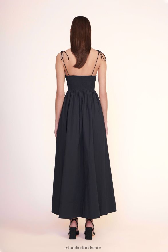 Women Clothing Black STAUD LANDRY DRESS H8RLPJ199