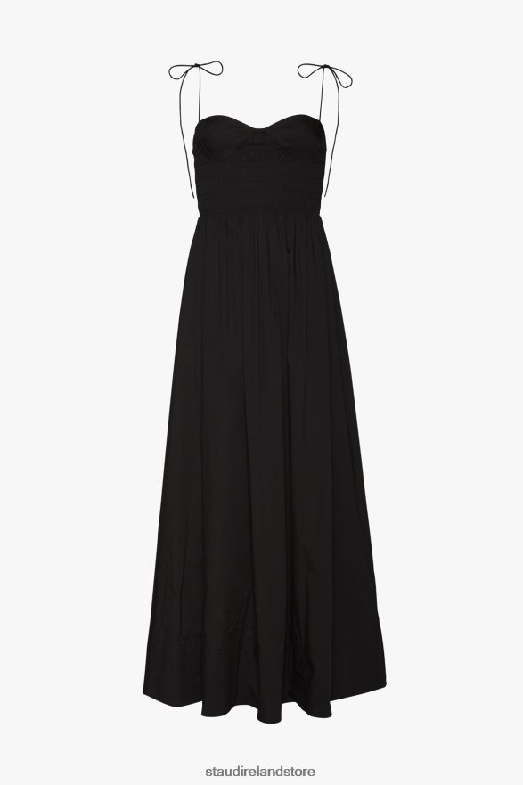 Women Clothing Black STAUD LANDRY DRESS H8RLPJ199