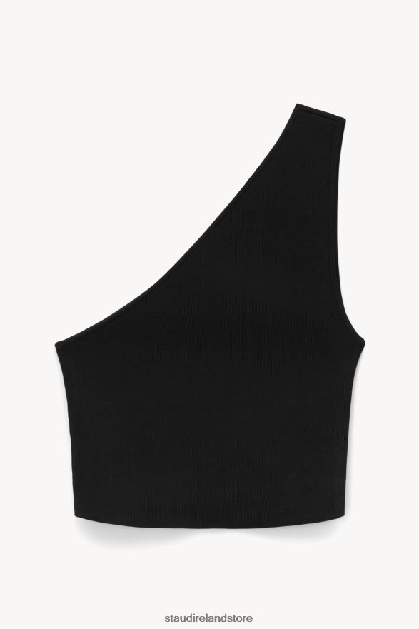 Women Clothing Black STAUD LEXI TOP H8RLPJ436